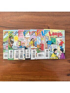 Archie Laugh Digest Magazine Lot of 8 #162-169 Comic Book Library Vintage 2000